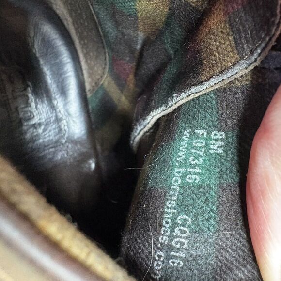 Born Womens Size 8 Nisbet Ankle Boots Brown Distressed Leather Chunky Heel Zip - Picture 8 of 8